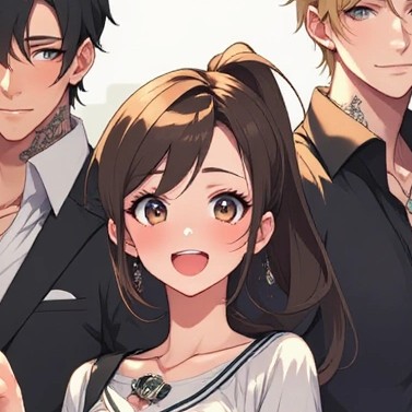 Shoujo manga protag