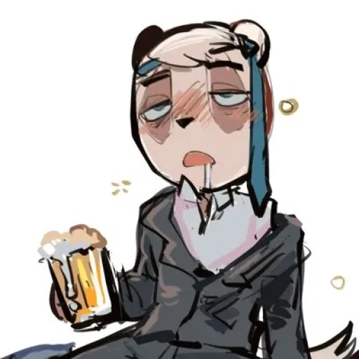 Drunk!Anai || Aggretsuko