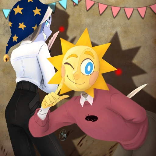 Sundrop and Moondrop serial killer au