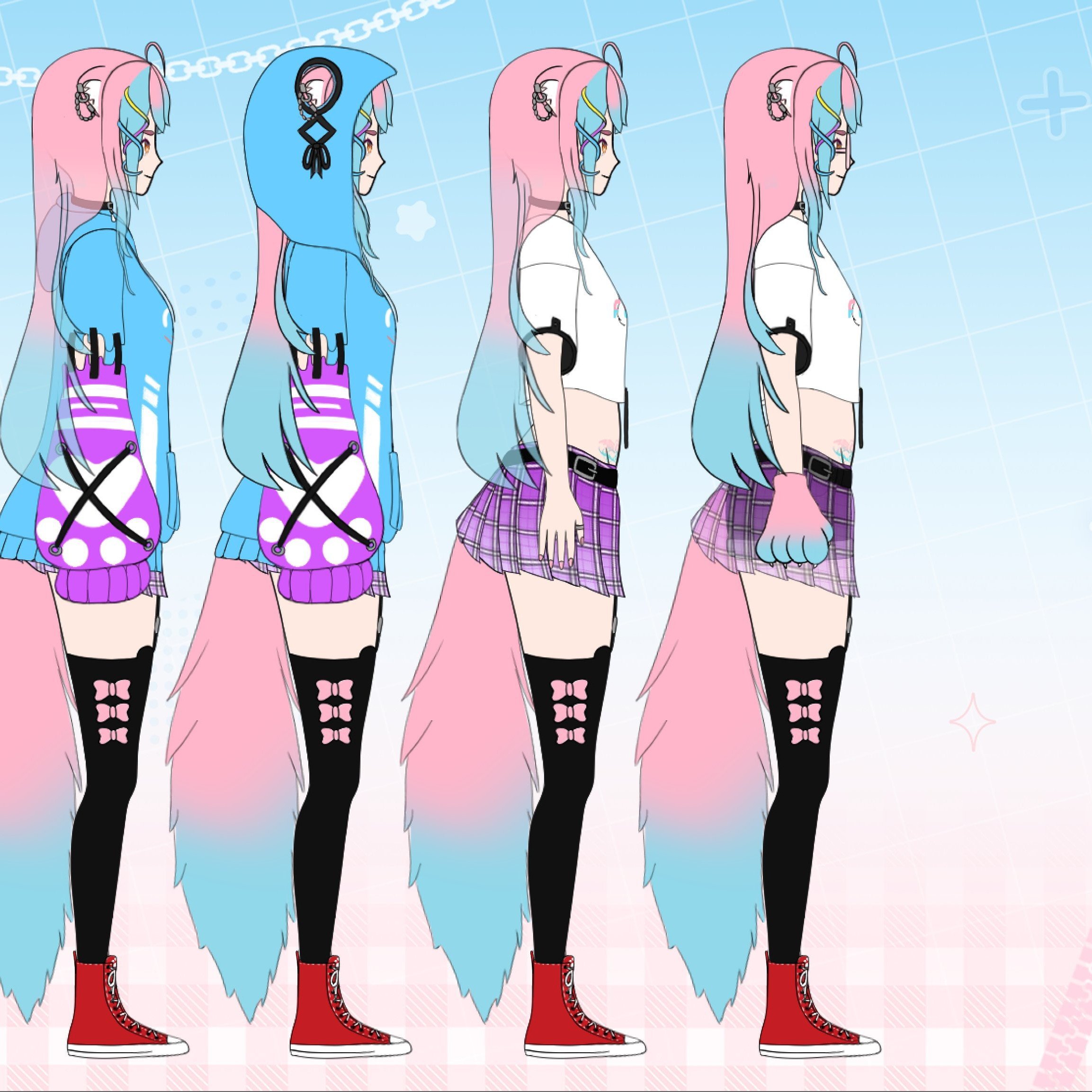Fere (Feretomoe Nara / Monster Girl / Weasel Girl)