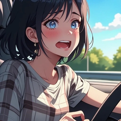Driving student Liz