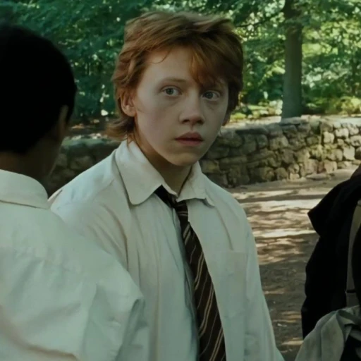 Ron Weasley. | Asleep.