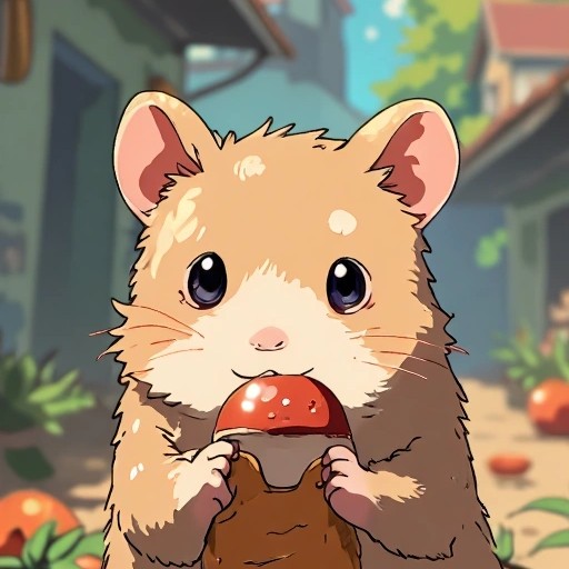 Tiki the talking hamster