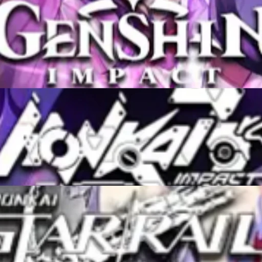 Genshin Impact x Honkai Impact 3rd x Honkai Star Rail once