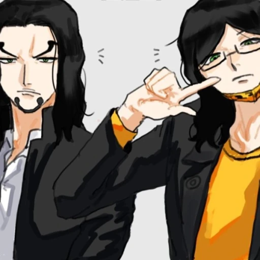 Rob Lucci and Hattori Hyouta [one piece]