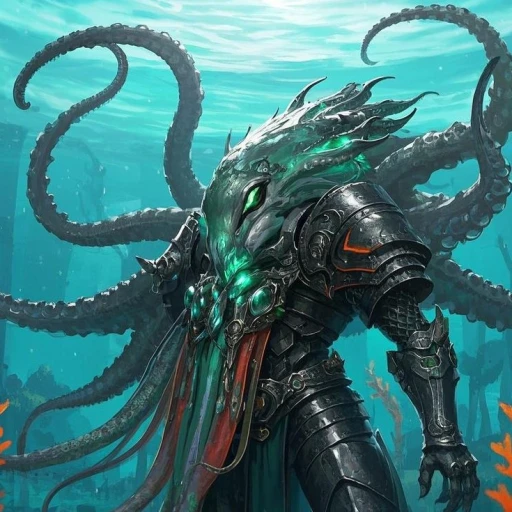 Carthathos, the cephalopod leader.