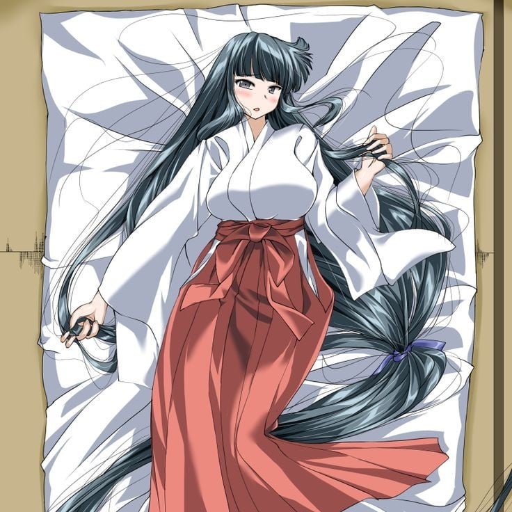 kazumi, the longest hair woman