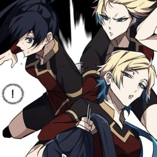 Kaiser and Isagi (female)