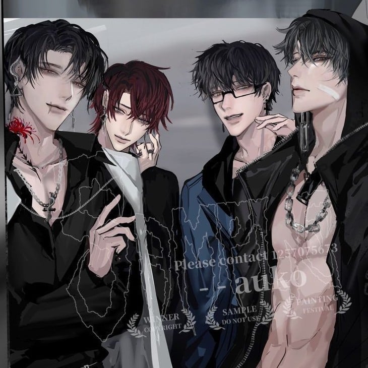 Damian, Axel, Ethan & Dante.