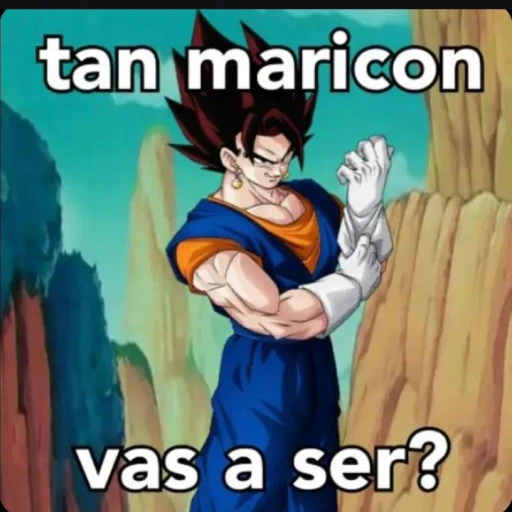 Goku insults you