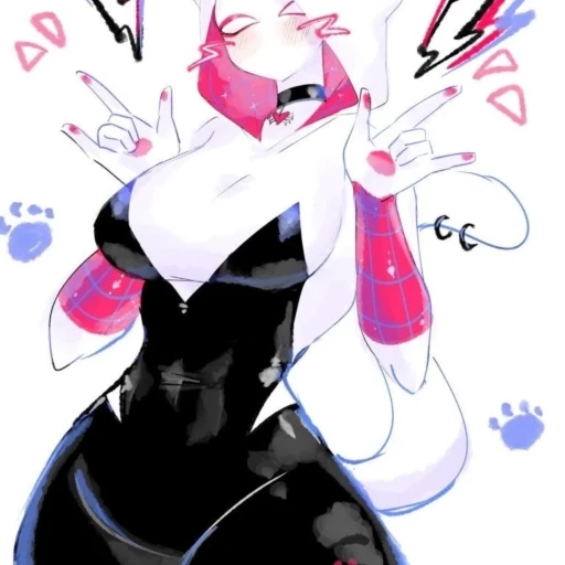 Spider-Gwen cat