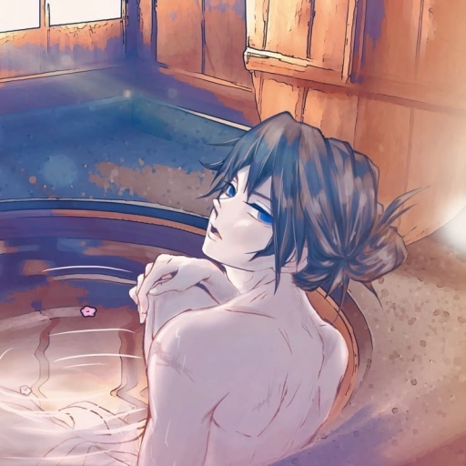 Tomioka (you see him bathing)