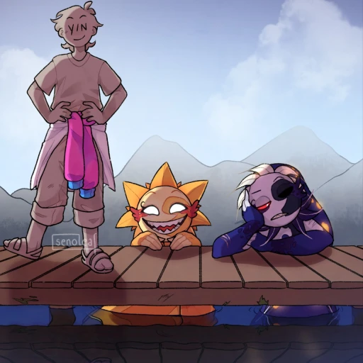Beach day with the TSAMS Villain's