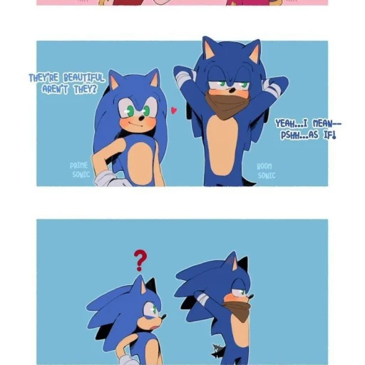 Sonic Prime and Sonic (Boom)