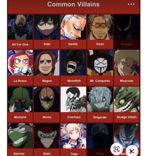league of villains