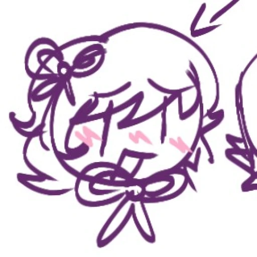 Cute humanized bow 🎀✨