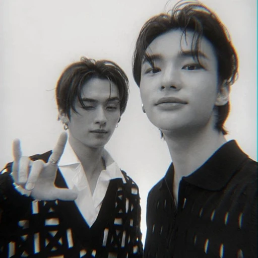 Hyunjin and Minho