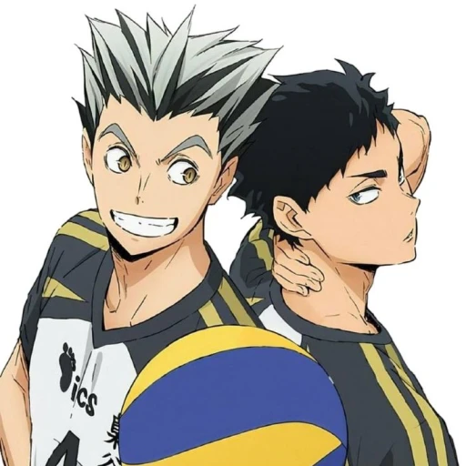 Bokuto and Akaashi