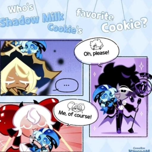 Who’s shadow milk cookie’s favorite cookie?
