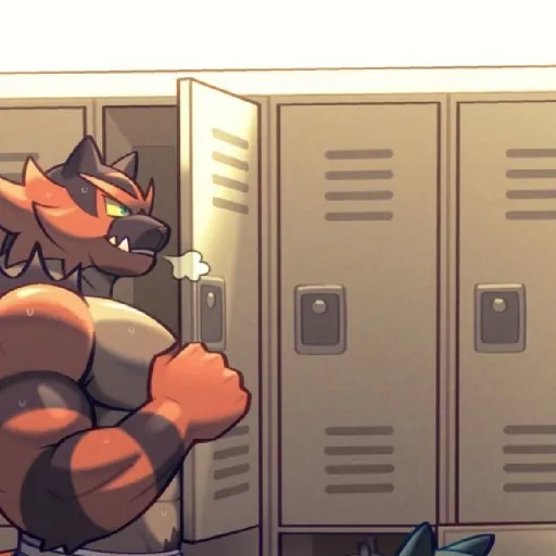 Pokémon locker room