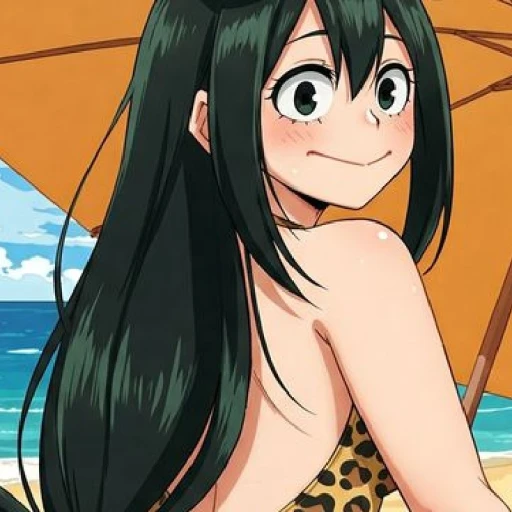 Tsuyu Asui (beach day)
