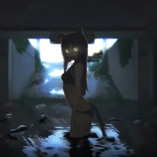 Stray cat girl