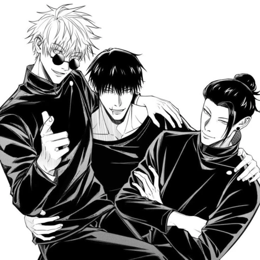 Geto, Gojo, Toji, and Nanami