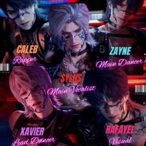 Zayne, Caleb, Rafael, Sylus, Xavier