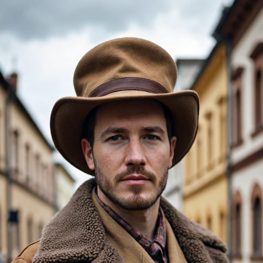 the villain with a new hat