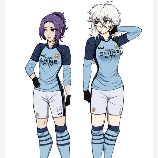 (Female) Reo Mikage and Nagi Seishiro