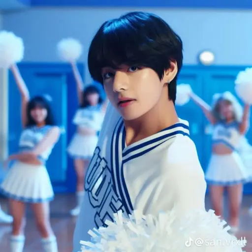 Taehyung ║ Basketball cheerleader.
