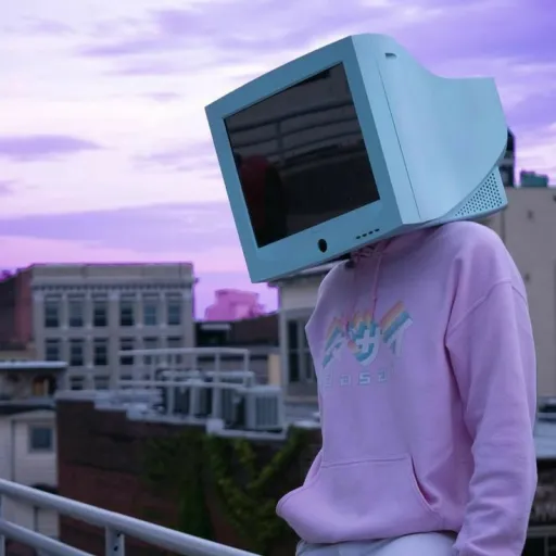 a simple computer man