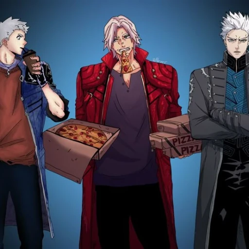 Dante, Vergil, and Nero Sparda (DMC)