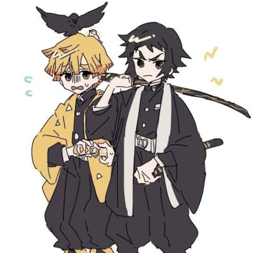 Zenitsu & Kaigaku //Your omegas.