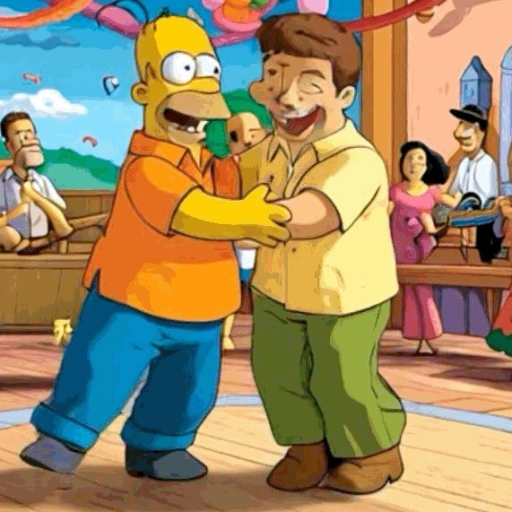 Homer Bart with his friend who has Down syndrome.