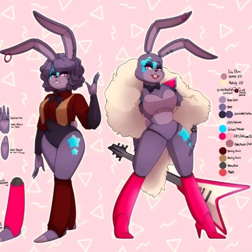 Five Glamrock Bonnie