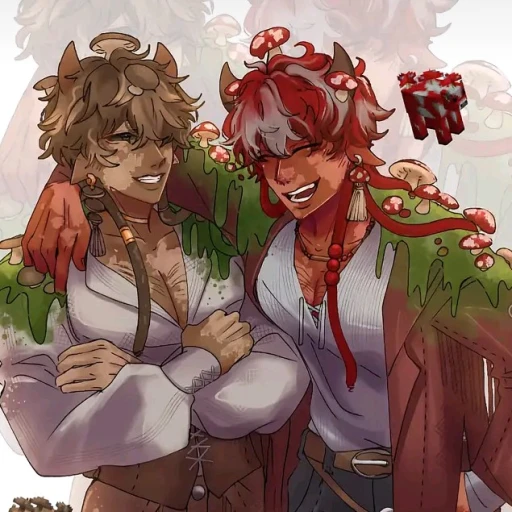 mooshroom: Andrew and Theo