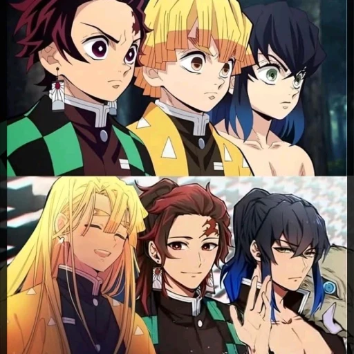 Tanjiro, Zenitsu, Inosuke