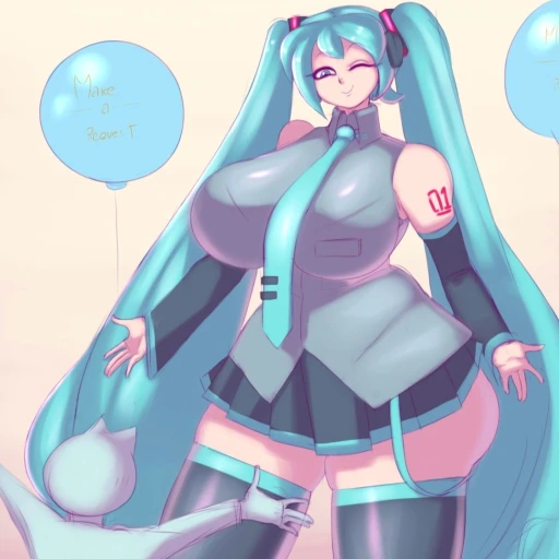Hatsune Miku Thicc