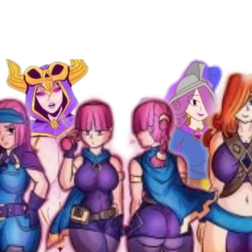 Clash Royale girls evo