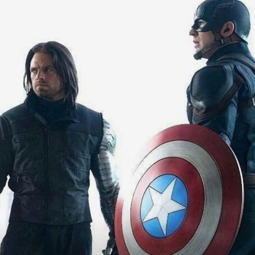 Bucky Barnes and Steve Rogers