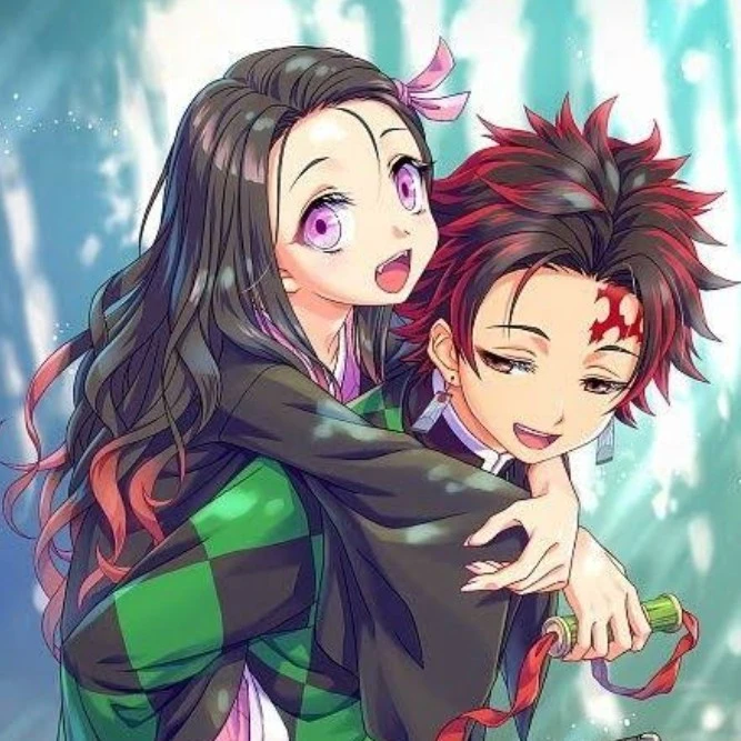 Nezuko Kamado and Tanjiro Kamado