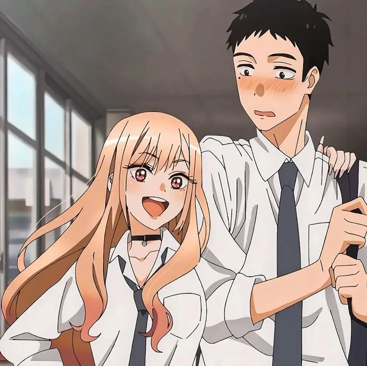 Marin and Gojo