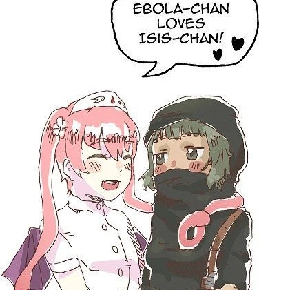 Ebola-chan and Isis-chan