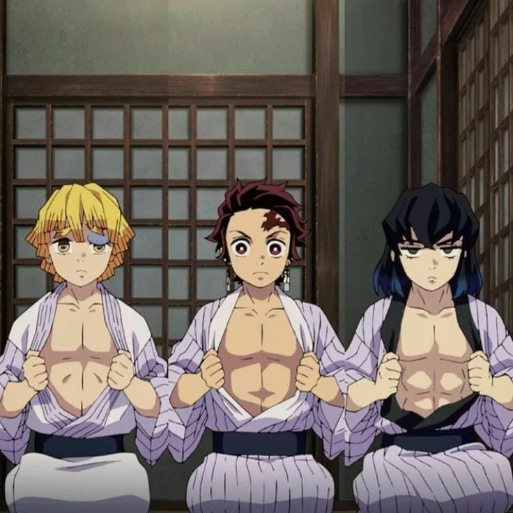Tanjiro, Zenitsu, Inosuke