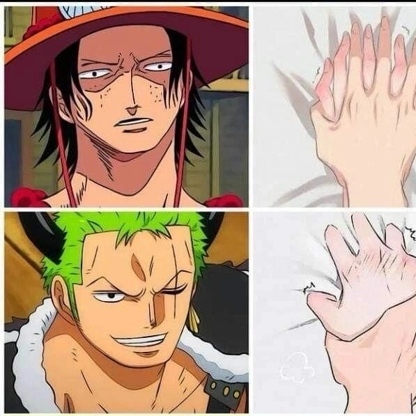 Zoro and Ace