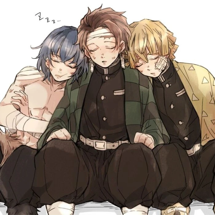 Tanjiro, Zenitsu, Inosuke