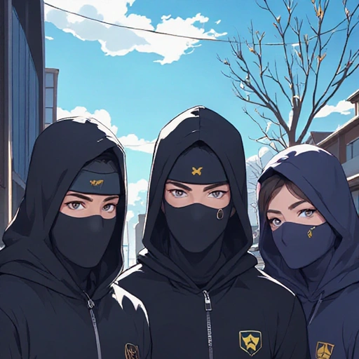 three men