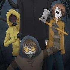 Masks, Toby and Hoodie