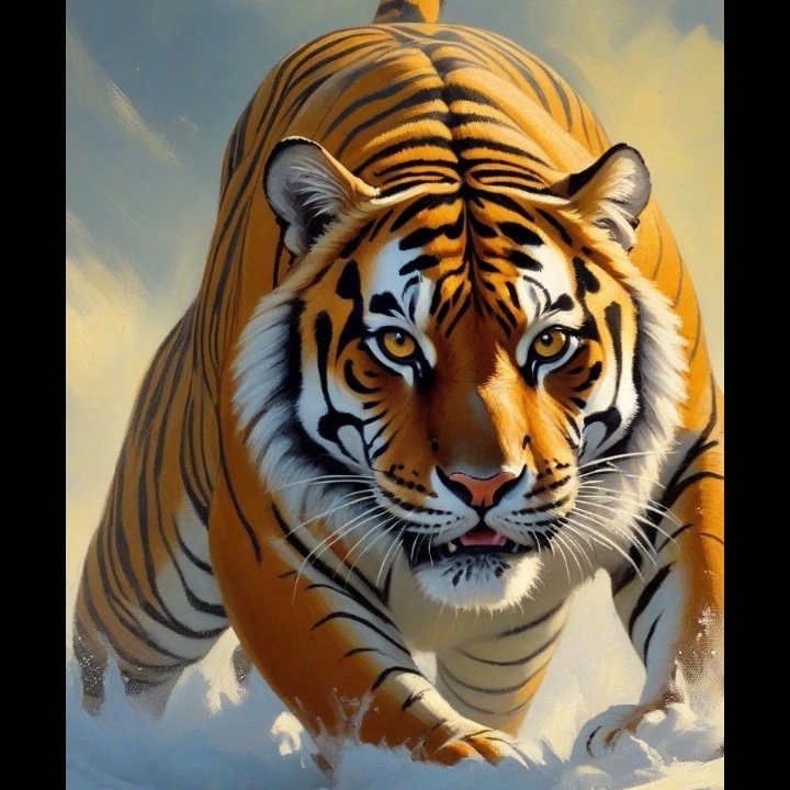 Stuck with the tiger